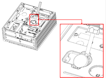 Loosen the coin battery